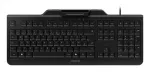 Cherry SMART BOARD 1150 laidinė klaviatūra su i&scaron;maniosios kortelės skaitytuvu, USB, voki&scaron;ka i&scaron;dėstymas (QWERTZ), juoda