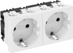 Obo Bettermann STD-D0 RW2. Anzahl der Pole: 2P. Produktfarbe: Wei&szlig;. Eingangsspannung: 250 V, Stromst&auml;rke (maximal): 16 A. Breite: 90 mm, Tiefe: 42 mm, H&ouml;he: 45 mm. Anzahl enthaltener Produkte: 1 St&uuml;ck(e) (6120022)