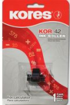 Kores Farbrolle f&uuml;r Epson IR 40, schwarz passend f&uuml;r Casion 116ER/117ER/FR3100/FR3200/FR/1215, Sharp (G744S)