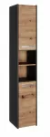 Topeshop S30 ANTRACYT/ARTISAN vonios spintelė