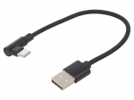 CABLE USB2 TO USB-C ANGLED/CC-USB2-AMCML-0.2M GEMBIRD