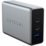 Satechi USB-C PD GaN Charger 100W, 2x USB-C, 1x US