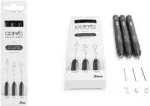COPIC Multiliner Fineliner juodas 0,05 + 0,1 + 0,3 mm, 3 vnt. (22075631)