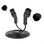 ROLINE E-Auto Ladekabel Typ2, 3-phasig, 480VAC (3P+N+E), 32 A, 22 kW, 3 m (19.08.0023)
