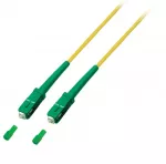 EFB Elektronik Simplex &scaron;viesolaidžio jungiamasis laidas SC/APC-SC/APC OS2, 3 m, geltonas