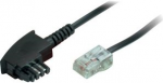 shiverpeaks BASIC-S Telefonkabel, schwarz, 6,0 m - f&uuml;r den Markt: D / L - 1 St&uuml;ck (BS70002-6)