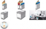 ELBA 100333274 Archivbox tric 10 cm breit 10 St&uuml;ck f&uuml;r H&auml;ngeregistratur mit Reiter in der Farbe grau (100333274)