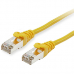 equip - Patch-Kabel - RJ-45 (M) bis RJ-45 (M) - 50cm - SFTP, PiMF - CAT 6a - geformt, verseilt - Gelb (606302)