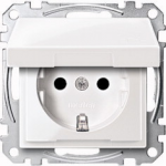 MERTEN MEG2310-0319 - CEE 7/3 - CEE 7/4 - Wei&szlig; - Thermoplast - 250 V - 16 A