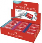 FABER-CASTELL Kunststoff-Radierer DUST-FREE, im Display f&uuml;r optimale Radierergebnisse mit wenig Abfall, geeignet - 24 St&uuml;ck (187221)