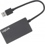 LogiLink UA0396 Schnittstellen-Hub USB 3.2 Gen 1 (3.1 Gen 1) Type-A 5000 Mbit/s Schwarz (UA0396)