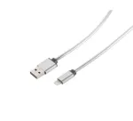 Exertis Connect Lightning kabelis 1 m, sidabrinis, 39910218