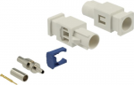 DeLOCK - RF-Anschluss - FAKRA B-Stecker (M) quetschen - Cream White, RAL 9001 (89756)