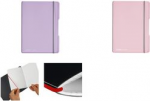 herlitz Notizheft my.book flex Pastell, A5, PP-Cover,flieder transparent, abgerundete Ecken, Verschluss- und Haltegummi - 1 St&uuml;ck (11408630)