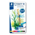 Staedtler 146 10C akvareliniai pie&scaron;tukai 12 vnt., metalinė dėžutė