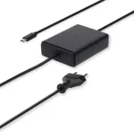 Ne&scaron;iojamojo kompiuterio adapteris Nedis NBAU45110BK 45W GaN su DC i&scaron;ėjimais 5V/9V/12V/15V/20V
