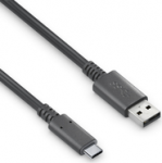 Purelink PureInstall PI6100 - USB-Kabel - USB-C (M) zu USB (M) - USB 3.2 Gen 2 - 5 V - 3 A - 3 m - hauchvergoldete Kontakte, USB-Stromversorgung (15 W) - Schwarz