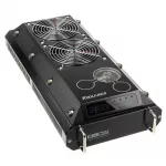 Koolance EX2-755 skysčio au&scaron;inimo rinkinys 12 cm Juodas 1 vnt.
