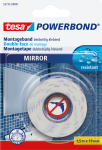 tesa Montageband f&uuml;r Spiegel, 19 mm x 1,5 m doppelseitiges Klebeband, extra stark, hohe Feuchtigkeits- (55732-00001-00)