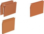 ELBA Dossiers suspendus DEFI FLEX, pour armoire, fond V orange, carton kraft 230 g/m2, entr'axe: 330 mm, barrette - 1 St&uuml;ck (400126814)
