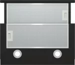 Gorenje TH62E4BG Pusiau įmontuojamas (i&scaron;traukiamas) gartraukis, juodas, 450 m&sup3;/h