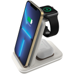 Canyon Wireless Charger Dock 3in1 Foldable15WQILED latte retail