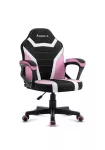 Vaiki&scaron;ka žaidimų kėdė Huzaro Ranger 1.0 Rožinis tinklelis