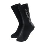 ROCKBROS Refleksiniai dviračių sporto kojinės 490067003 juodos M dydžio &ndash; unisex visų sezonų kojinės su drėgmę sugeriančia medžiaga, pėdos lanko atrama, besiūliu pir&scaron;tu, ventiliacijos zonomis, neslystančiu rankogaliu, sustiprintais kulnu ir pir&scaron;tu, 1 ...