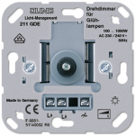 JUNG 211 GDE Elektroschalter Rotary switch Metallisch (211GDE)