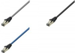 Logilink - Patch-Kabel - RJ-45 (M) zu RJ-45 (M) - 1.5 m - SFTP, PiMF - CAT 8.1 - halogenfrei, geformt, rund, ohne Haken - Blau (CQ8046S)