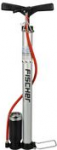 FISCHER Fahrrad-Standpumpe Alu, f&uuml;r alle Ventile robuste Standluftpumpe aus Aluminium, mit Manometer, - 1 St&uuml;ck (85586)