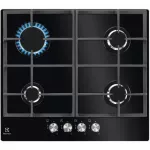 Įmontuojama dujinė kaitlentė Electrolux KGG6426K, juoda, 56 cm, 4 zonos