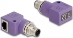 DeLOCK 60679 lyties keitiklis M12 RJ45 violetinis