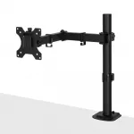 Lindy reguliuojamas monitoriaus laikiklis, 8 kg, 33&ndash;81,3 cm, VESA 75x75/100x100 mm, juodas