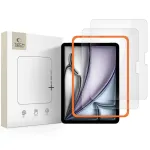 Grūdinto stiklo ekrano apsauga TECH-PROTECT Easy Set+, 2 vnt., skirta iPad Air 11 colių 6/7/8 (2024-2026), skaidri