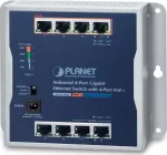 Planet WGS814HP pramoninis Gigabit PoE+ valdiklis, 8 prievadai (4 PoE+), montuojamas ant sienos, IP30, 60W biudžetas