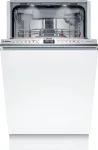 Indaplovė įmontuojama Bosch Serie 6 SPV6EMX09E, siaura 45 cm, 10 komplektų, 6 programos, 44 dB, energijos klasė B