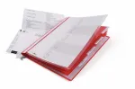 DURABLE 255503 permatoma priekinė aplankas A4 raudonas