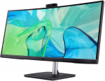 ACER Vero CB343CURDbemiiphuzx - 34 Zoll  3.440 x 1.440 Pixel  60 Hz  IPS  21:9  Reaktionszeit 4 ms  1.000:1  Pixeldichte 109,68 ppi  Helligkeit 300 cd/m&sup2;  HDMI  Display Port  90 W USB-C Power Delivery [Energieklasse G] (UM.CB3EE.D07)