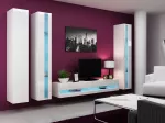 Cama lentynų blokas VIGO NEW 180/40/30 baltas/baltas blizgesys