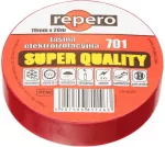 REPERO TTE701S2-0019-20 Raudona PVC elektros izoliacinė juosta 19 mm x 20 m