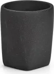 Zeller Present Dark Stone juodos spalvos laisvai stovintis dantų &scaron;epetėlių laikiklis (18892)