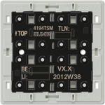 JUNG 4194 TSM. &Uuml;bertragungstechnik: Verkabelt. Produktfarbe: Schwarz, Grau, Steuerung: Kn&ouml;pfe. Eingangsspannung: 21 - 32 V. Temperatursensor der Betriebstemperatur: -5 - 45 &deg;C (4194TSM)