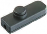 Bachmann 924.054. Typ: Pushbutton switch, Anzahl der Pole: 1P, Produktfarbe: Schwarz. Breite: 105 mm, Tiefe: 37 mm, H&ouml;he: 37 mm (924.054)