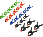 Basetech Mini-Spannzwingen-Set 22-teilig 1529585 Produktabmessung, L&auml;nge: 90 mm