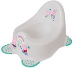 keeeper kids Babytopf adam Peppa Pig, hellgrau mit Aufdruck, mit gummierten F&uuml;&szlig;en, Material: PP, - 1 St&uuml;ck (1867013319400)