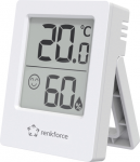 Renkforce RF-6417554 Funk-Thermo-/Hygrometer Wei&szlig; (RF-6417554)
