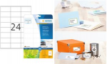 HERMA Universal-Etiketten Recycling, 48,3 x 33 mm, 20 Blatt wei&szlig;, selbstklebend, bedruckbar, permanent haftend - 1 St&uuml;ck (10702)