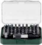 Metabo Screwdriver set 32 pieces torx, phillips, pozidriv, hex, slot, break-open Torx Length 25 mm f