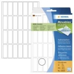 HERMA Vielzwecketiketten 13x40 mm wei&szlig; Movables/abl&ouml;sbar Papier matt 896 St (10605)